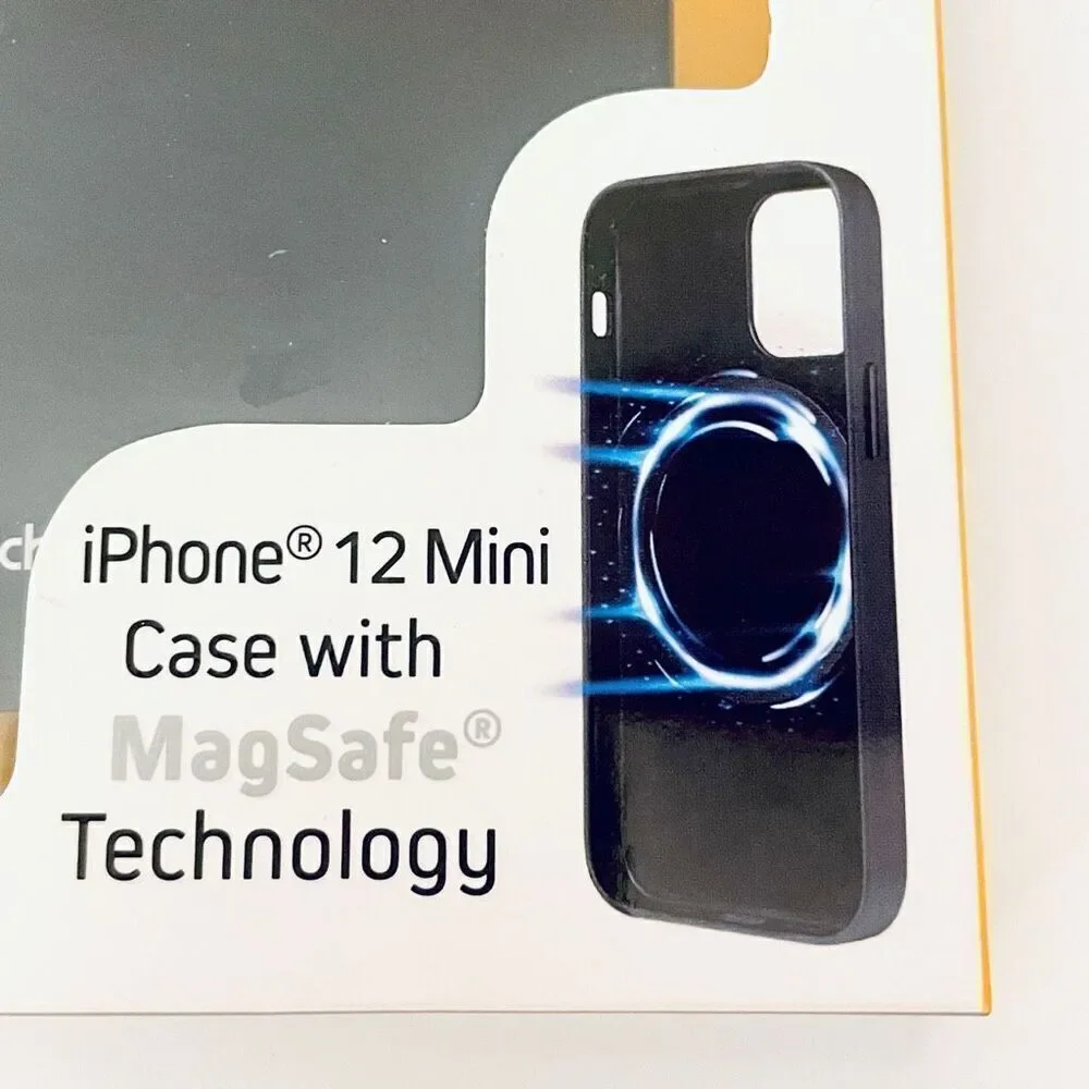 NWT New in Box  charge worx iphone 12 mini Black case with magsafe technology